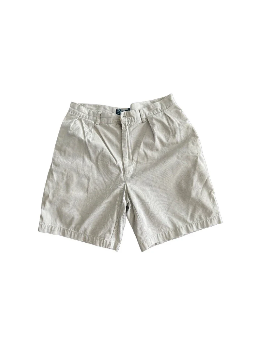 Polo Ralph Lauren Tyler Pleated Chino Shorts Men’s 35 Classic Fit Khaki